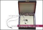 OEM / ODM Embossed / debossed and corrugated paper / paper board jewelry display Pendant Gift Boxes