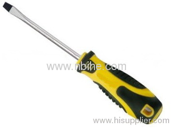 Bi-color Cr-V Steel Slot Magnetic Screwdriver