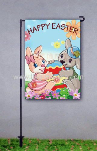 Easter Buddy garden flag