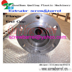 extruder screw barrel with bimetallic mixing screw head for PVC