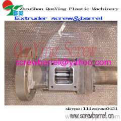 38crmoala bimetallic screw nitrided barrel for PMMA material