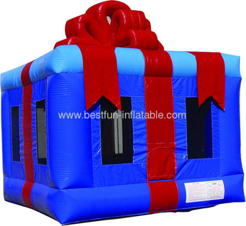 Inflatable Gift Box Bouncer For Birthday