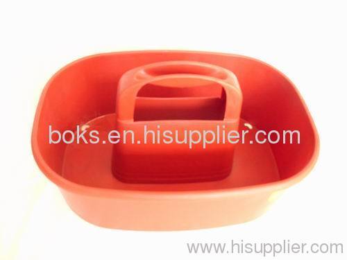 plastic handle shower caddy