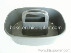 plastic handle shower caddy basket