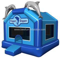 Inflatable Dolphin Bounce House