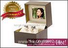 Spot UV Gift Jewellery Boxes, square Jewelry velvet pendant gift box with video, music and photo pla