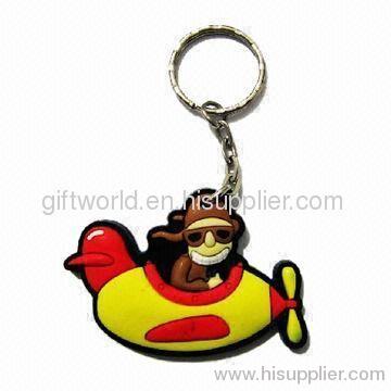Soft PVC or rubber keychain