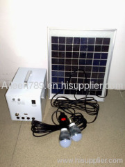 TY-055A portable solar energy system for lighting and mobile charger