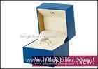 Spot UV and hot stamp logo fancy paper Lighted Ring Box / LED ring packing box, velvet or PU with go