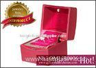 Red silkscreen Musical Jewellery Box / music light up ring box / novelty ring gift boxes / ring disp