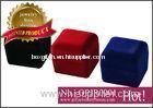 Plastic red hot stamp Photo Jewelry Boxes, elegant Photo single ring box with photo playing