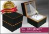 Black and orange paper Musical Jewellery Boxes, music lighted ring box and engagement ring presentat