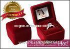 Custom Rechargeable and red hot stamp Photo Jewelry Boxes, engagement ring box with photo playing