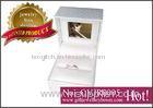 Beautiful plastic and white fancy paper Gift Jewellery Box, engagement ring boxes, Wedding diamond r