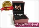 Plastic personalized hot stamp Gift Jewellery Boxes, video pendant Earring gift packing case boxes