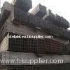 Black / Galvanized Hollow Section Tube, Square Construction Steel Tube, Rectangular Furniture Steel