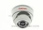 High Definition Indoor 600TVL 3.6mm and 63.8 dB 850nm IR LED Metal Surveillance Dome Cameras with 15