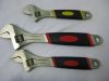 drop forged adjustable wrench with PVC handle