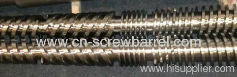 conical Twin Screw barrel Extruder