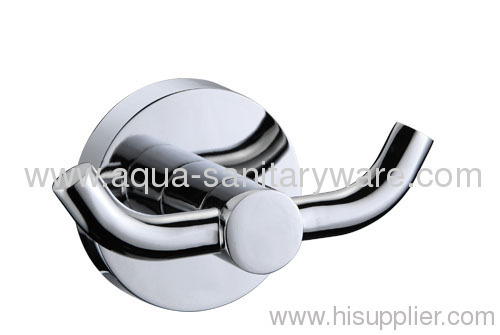 Zinc Alloy Double Robe Hooks of Bath Rooms