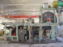 Yankee dryer Tissue machine