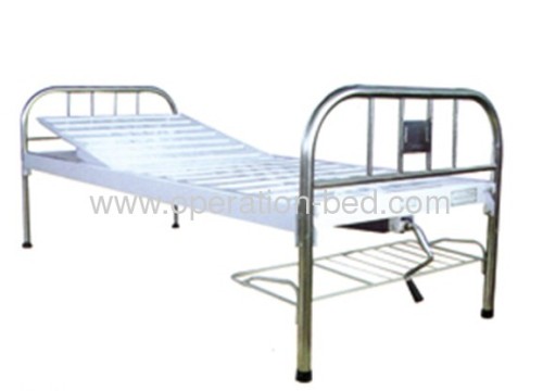 powder coated steel single- rocker care bed