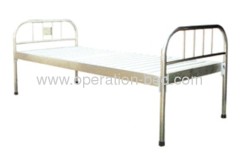 hospital stainless steel flat bed