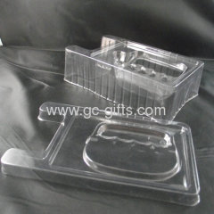 Transparent plastic blister packing