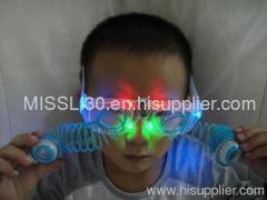 Flashing Glasses with Eyeball