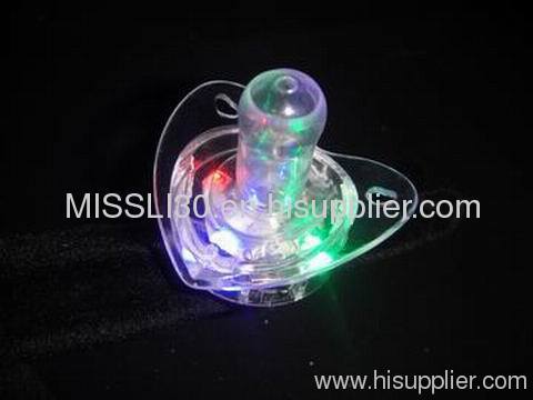 Flashing LED Pacifier Ring