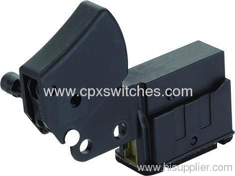 Overhang trigger style AC variable speed switches for Milwaukee
