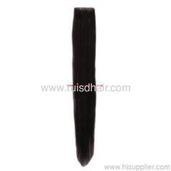 100% human hair weft (hand tied weft)