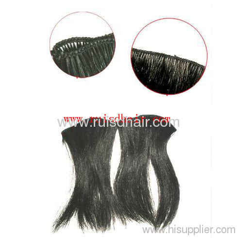 hand tied human hair weft