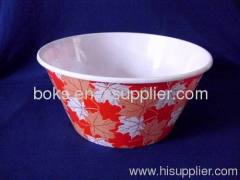 round plastic popcorn cup