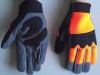 Fluorescent protective gloves & safety gloves