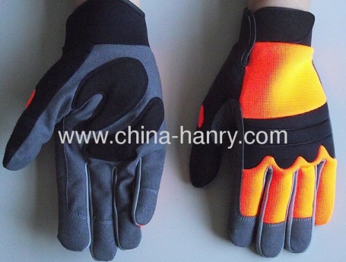 Fluorescent protective gloves & safety gloves 001