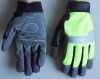 Fluorescent protective gloves & safety gloves