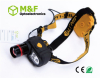 ABS 1Watt +3LED high power led head lamp