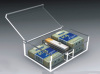 Plastic cigar storage display boxes