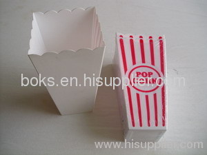 plastic square popcorn bowl container