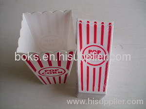 plastic square popcorn bowl container