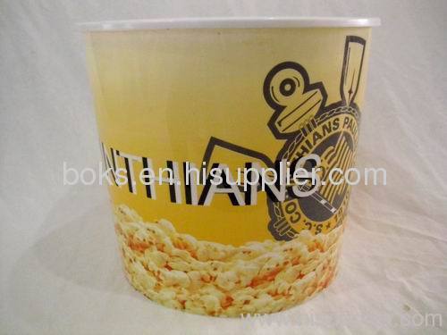 big plastic popcorn cup containers