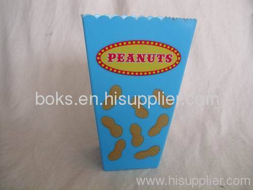 square plastic popcorn cup container