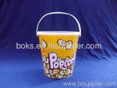 plastic popcorn bowl with handle
