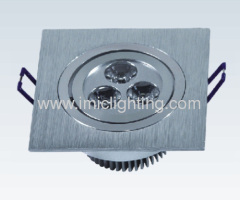 Square 3W Ceiling Light