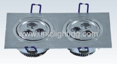 Square 6W Aluminium Ceiling Light