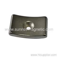 Arc Sintered magnets with fixing hole