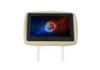 10.1 Inch TFT LED DC12V Two Way AV Input Woden Screen Car Headrest Monitor With Touch Buttons