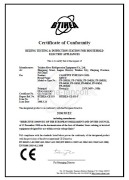 CE certificate for Cassette fan coil