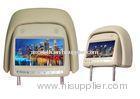 7 Inch HD LED Dual IR PAL, NTSC DC12V Multi - Language Touch Screen Headrest Monitor With Pillow